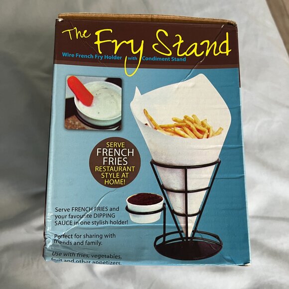 3/$15 New In Box The Fry Stand Metal Wire French Fry Stand - Picture 2 of 6